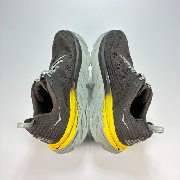 Hoka One One Bondi 6 Gray Yellow Running Shoes 1019269 BOPV Men’s Size 11.5 - Picture 7 of 10